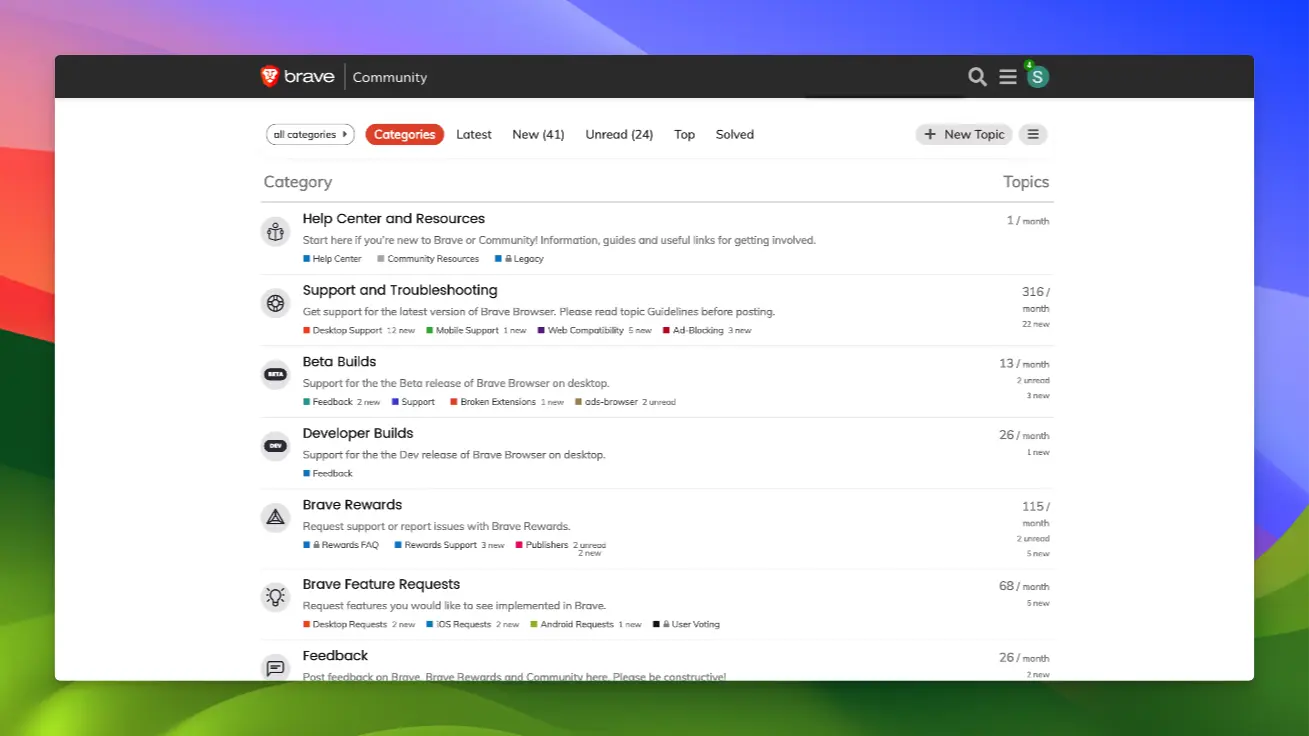 Brave 5 Brave browser Community - 05