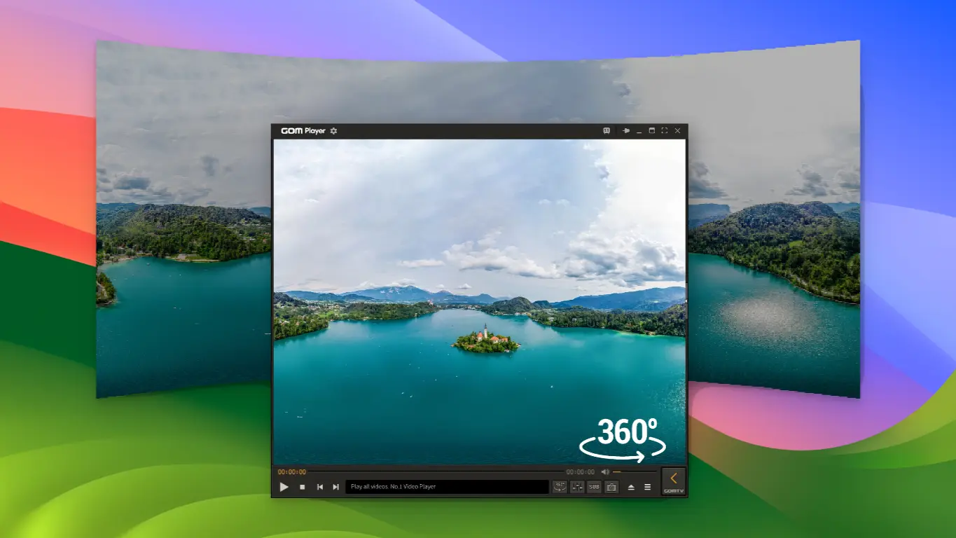 GOM Player - Support for 360-degree VR video - 02
