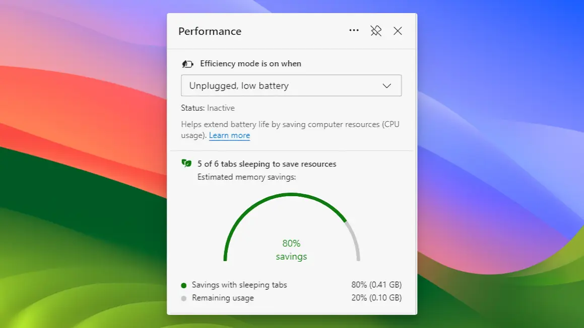 Edge 3 Microsoft Edge - Sleep tab - 03