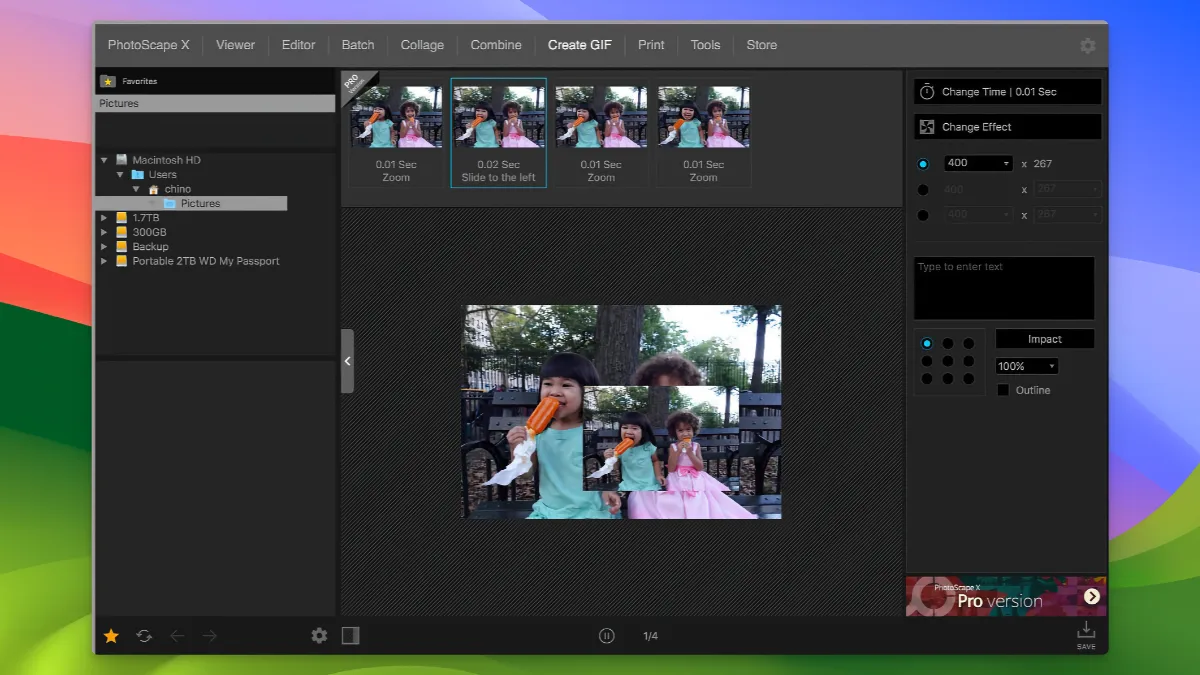 PhotoScape X - Create GIF animations_05