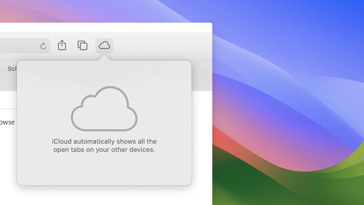 Safari - Synchronize iCloud tabs - 02