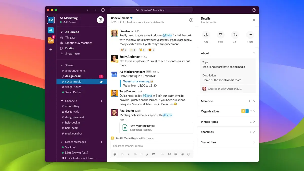 Slack - Real-time messaging and channel management_01