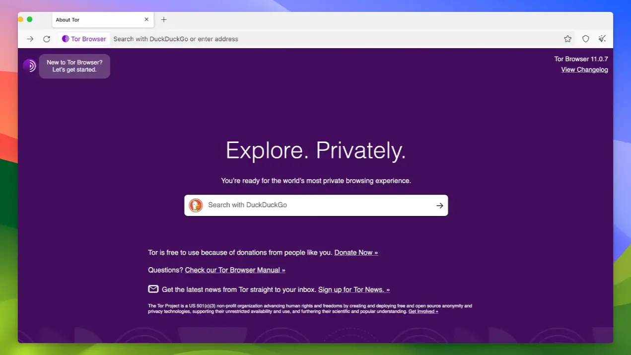 Tor 瀏覽器 1 Tor Browser - Ensure anonymity - 01