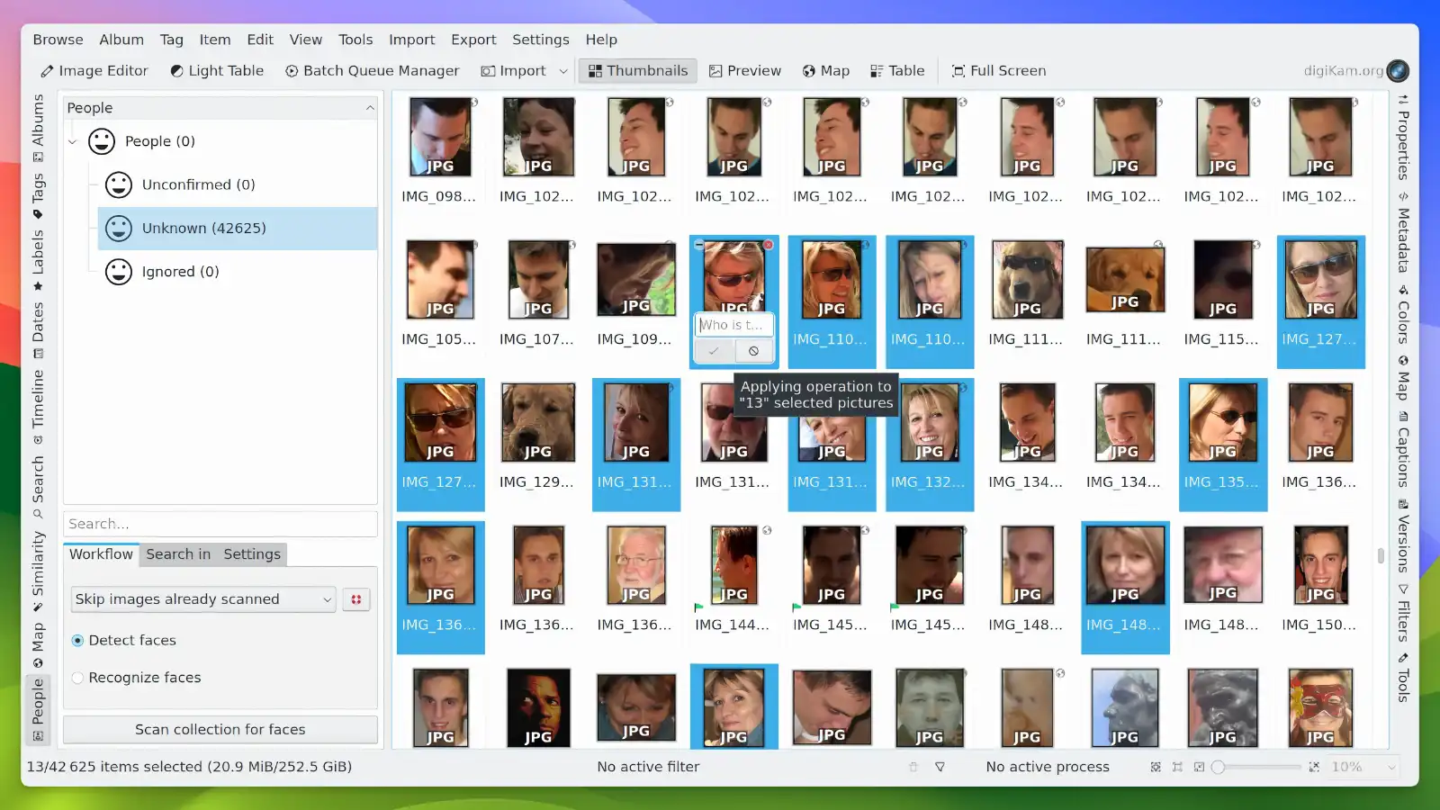 digiKam - Face recognition and automatic classification_04